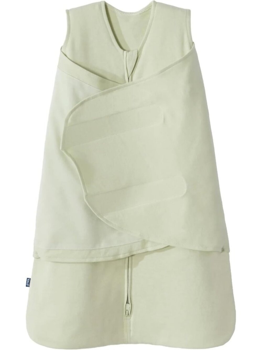 Cozy Cotton Sleep Sack Swaddle | 1.5 TOG | Ideal for 68-75°F | 6-12 lbs | Sage